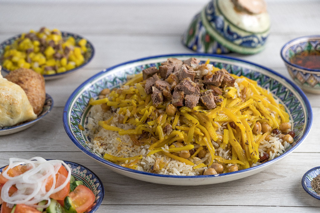 Plov traditionnel de Samarkand, Ouzbékistan