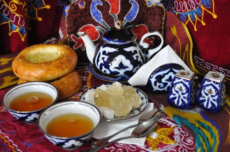 Cérémonie du thé en Ouzbékistan