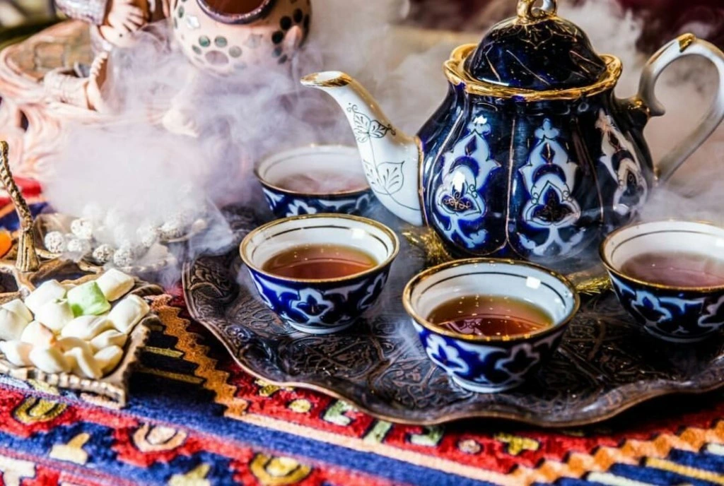 Thé ouzbek traditionnel