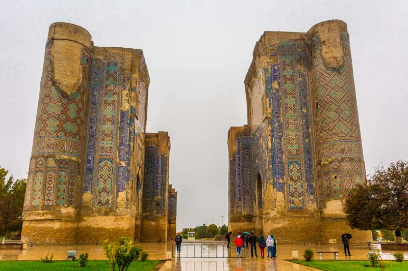 Vue de Shahrisabz, Ouzbékistan